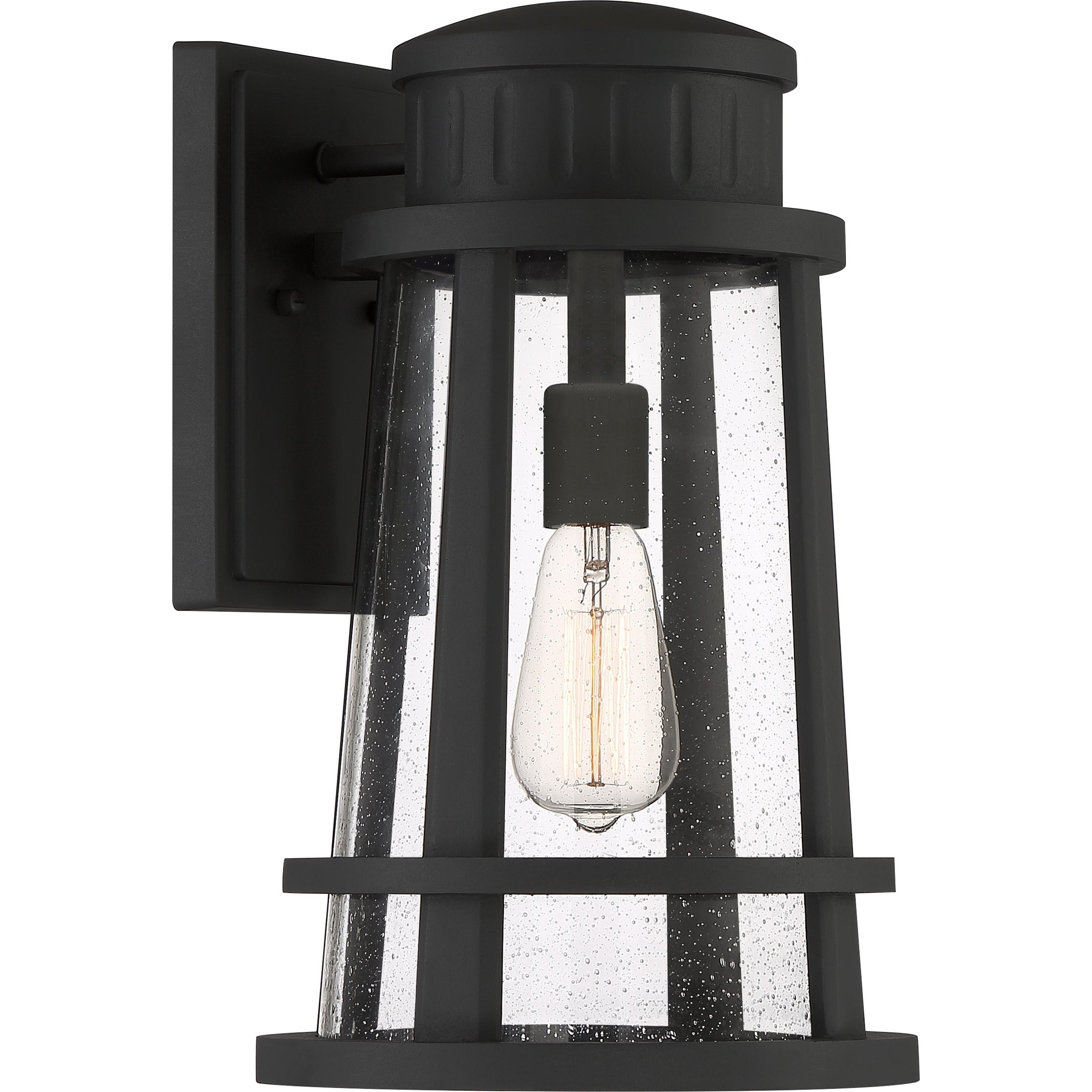 Quoizel Dunham Earth Black Large 1-light Outdoor Wall Lantern - Mycitystee