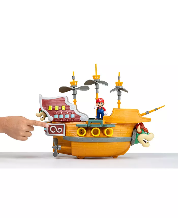 Super Mario Deluxe Bowsers Ship Playset - Mycitystee