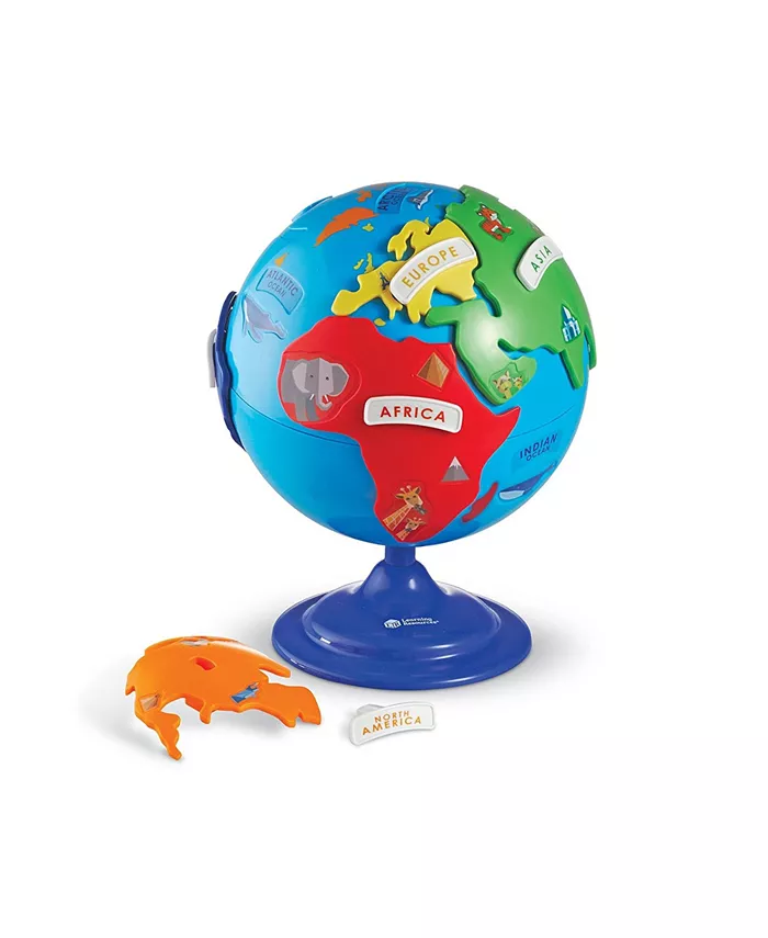 Learning Resources Learning Essentials - Puzzle Globe- 14 Pieces - Mycitystee