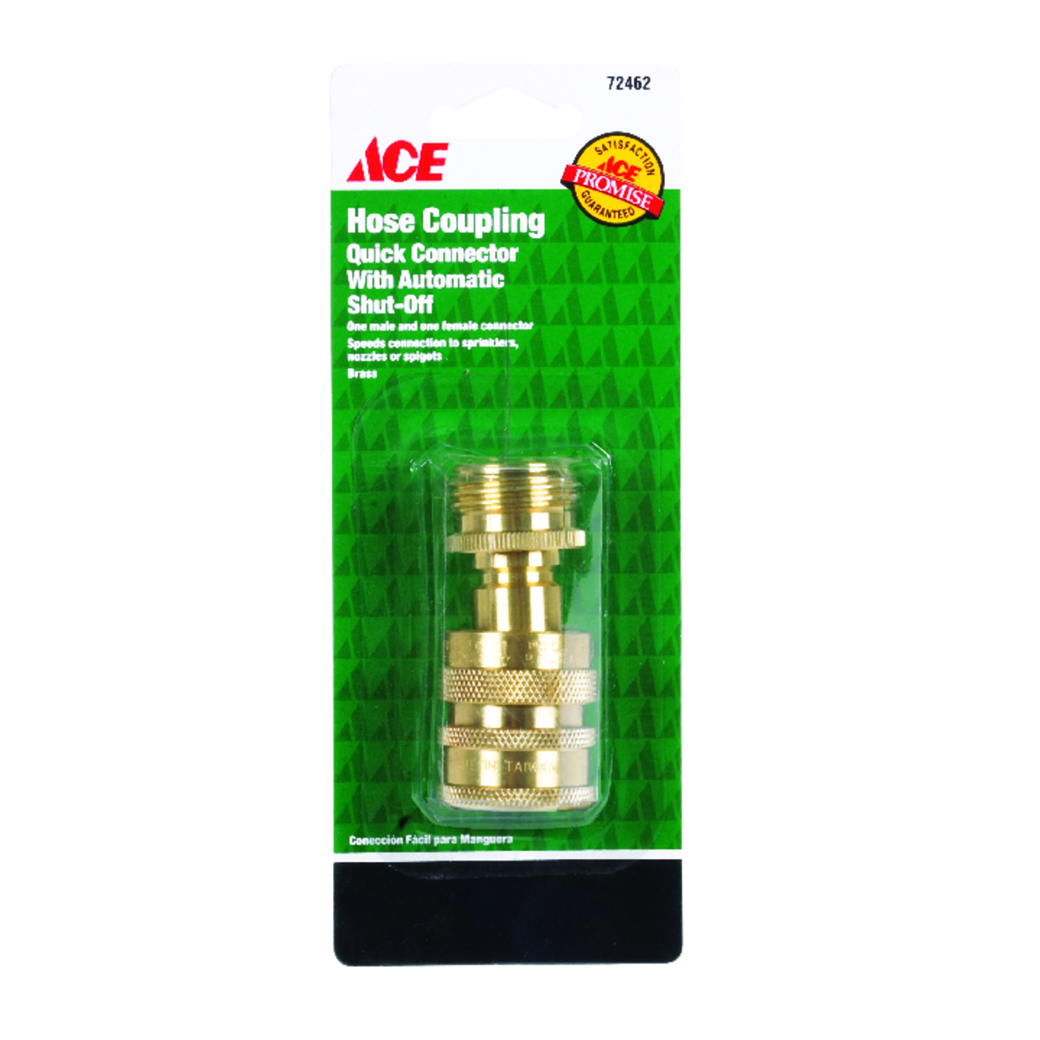 Ace Brass Threaded Male/Female Quick Connector Coupling - Mycitystee