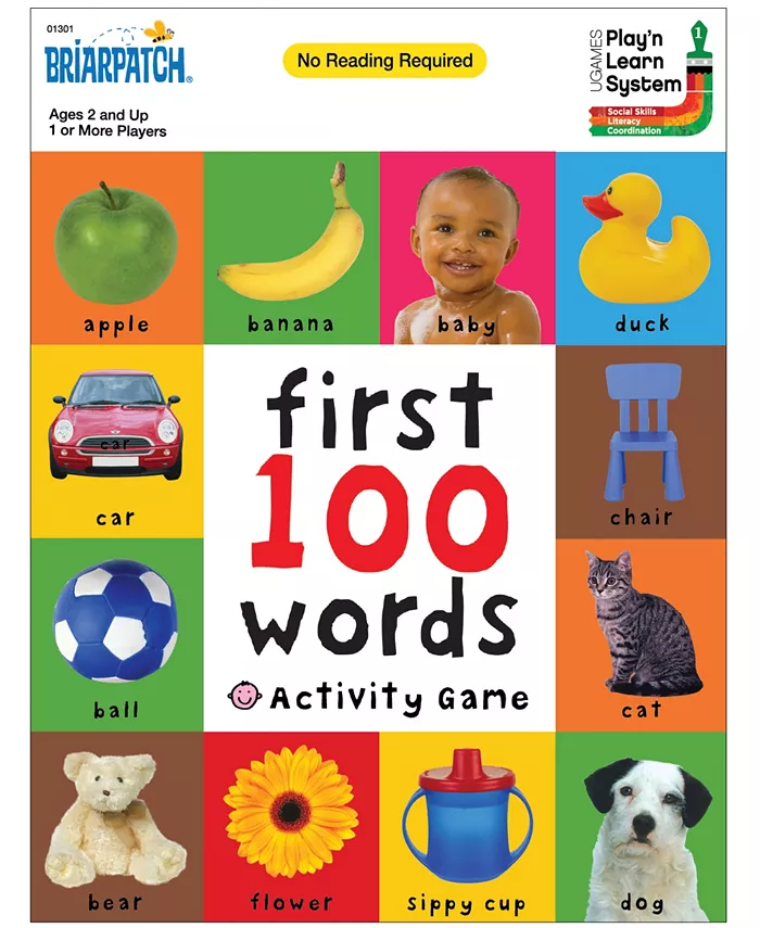 Briarpatch First 100 Words Activity Game - Mycitystee