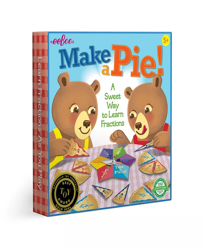 Eeboo Make a Pie Fraction Game - Mycitystee