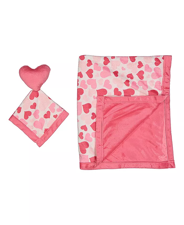 Jesse Lulu Jesse Lulu Baby Girls 2-Piece Blanket and Toy Security Blanket Set - Mycitystee