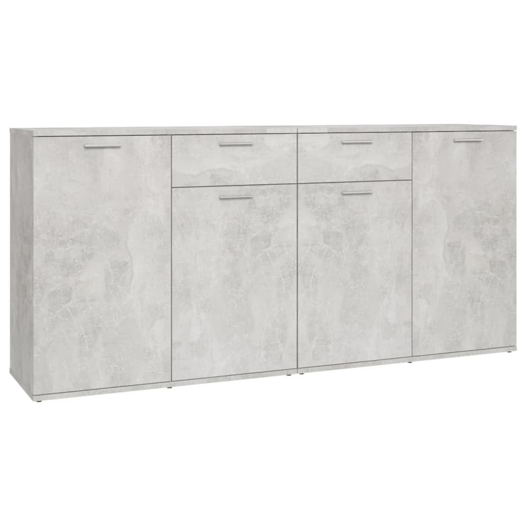 vidaXL Sideboard Concrete Gray 63