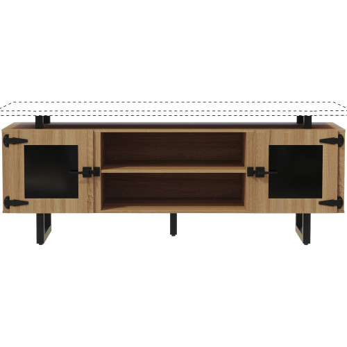 Safco Mirella Glass Doors Wall Cabinet Base (MRLCCGDSDD) - Mycitystee