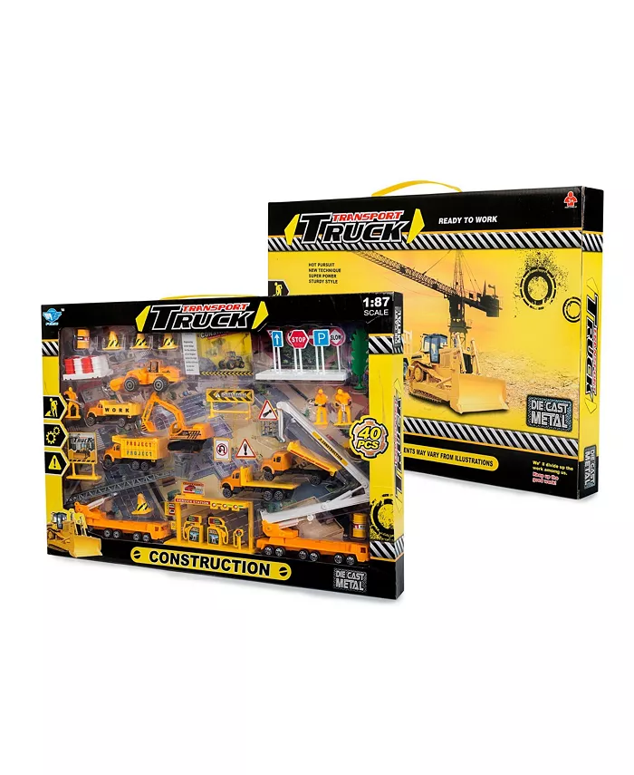Big Daddy Mag-Genius Mini Vehicle Construction 40-Piece Mega Toy Set - Mycitystee