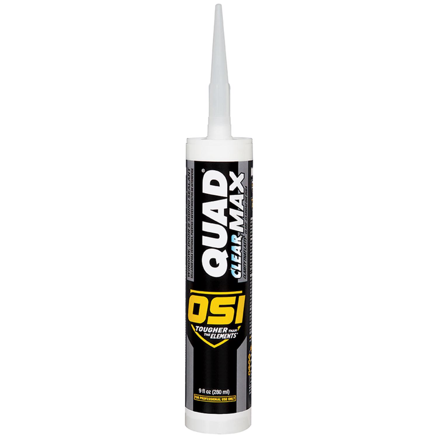 OSI Quad Clear Polymer Window and Door Sealant 9 oz - Mycitystee