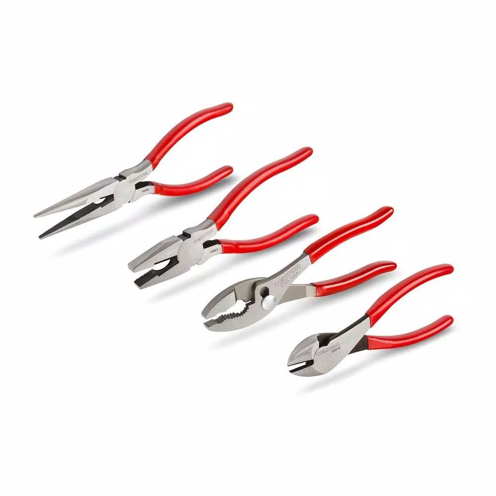 TEKTON Slip Joint， Diagonal， Linemanand#8217;s， Long Nose Pliers Set (4-Piece) and#8211; XDC Depot - Mycitystee