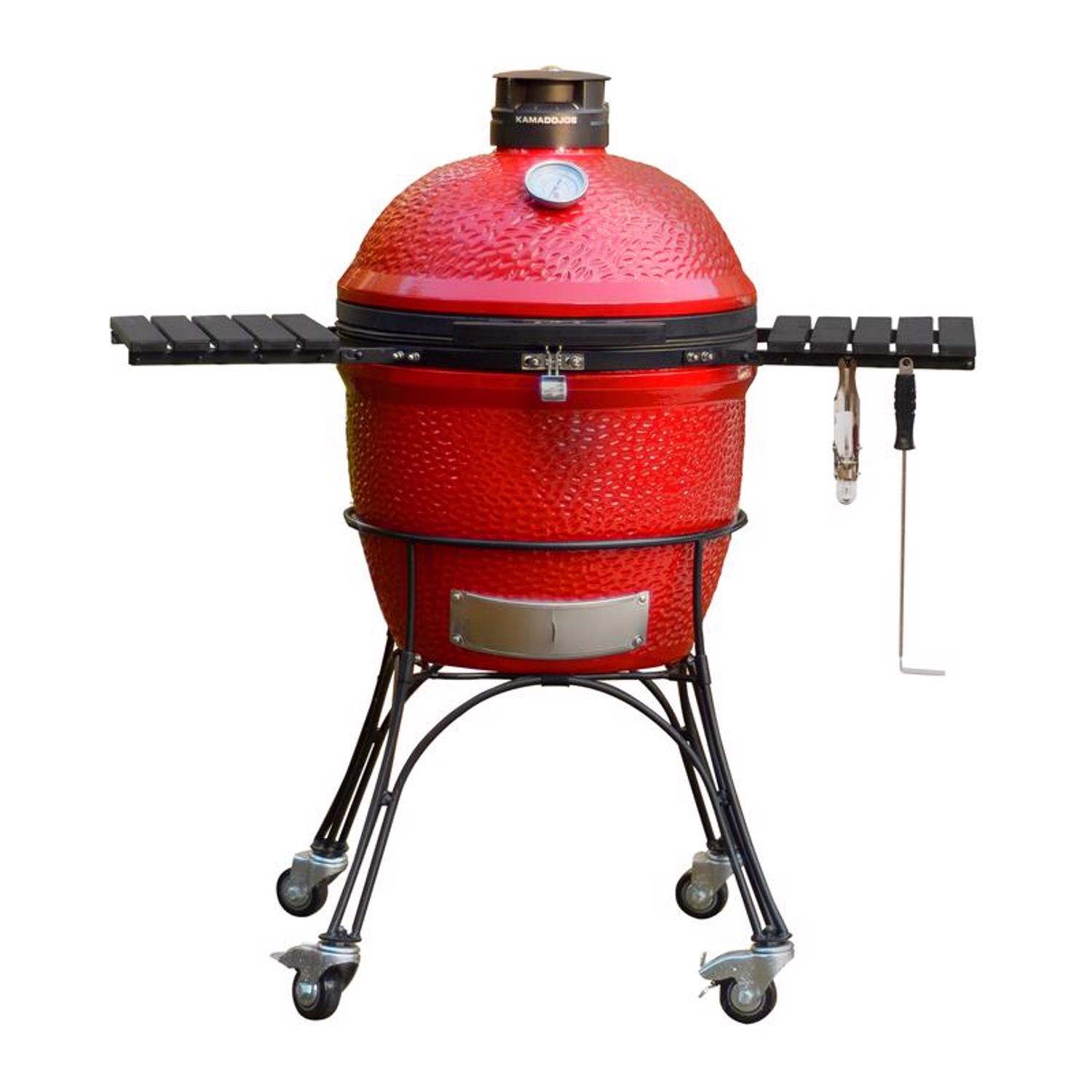 Kamado Joe 18 in. Classic Joe II Charcoal Kamado Grill and Smoker Red - Mycitystee
