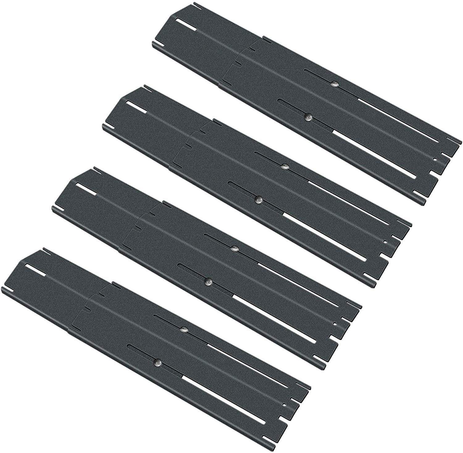 Heat Plates Shield 4Pcs Kit for Brinkmann 810-2200-0, 810-2300-0 etc, 11.75 to 21 x 3.75'' - Mycitystee