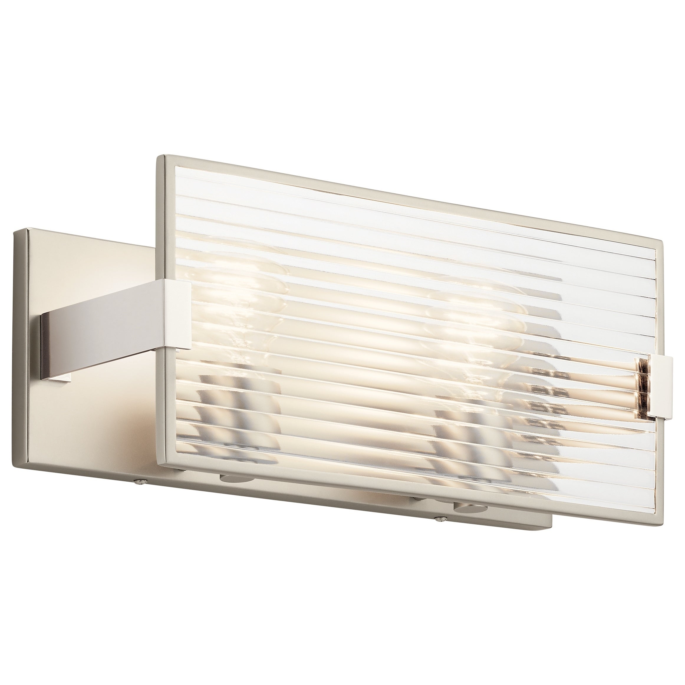 Kichler Lighting Logan 2-Light Vanity Light Satin Nickel - Mycitystee