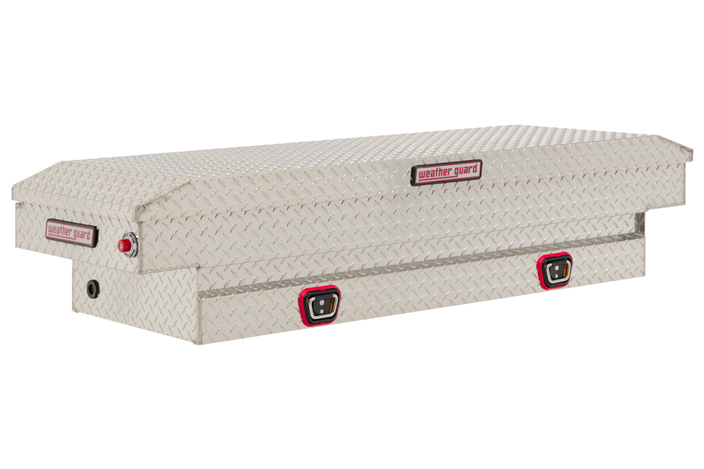 Weather Guard Saddle Truck Tool Box Aluminum Compact Clear - Mycitystee