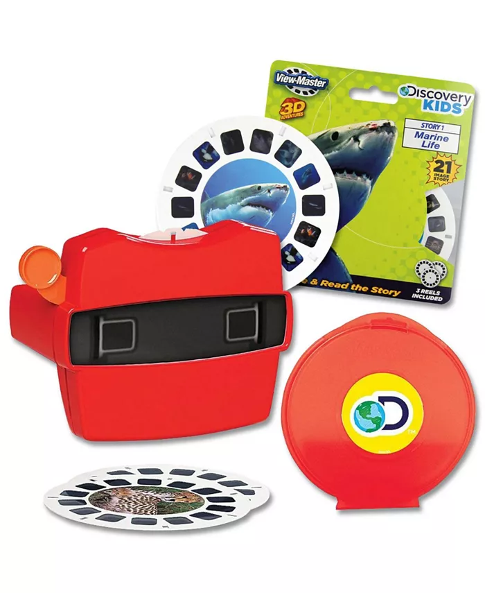 Schylling View-Master Discovery Kids Reels With Bonus Marine Life Set - 5 Pieces - Mycitystee