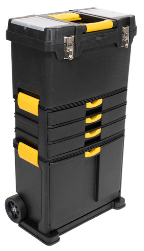Portable Toolbox with Handle  (3) Detachable Compartments - Mycitystee