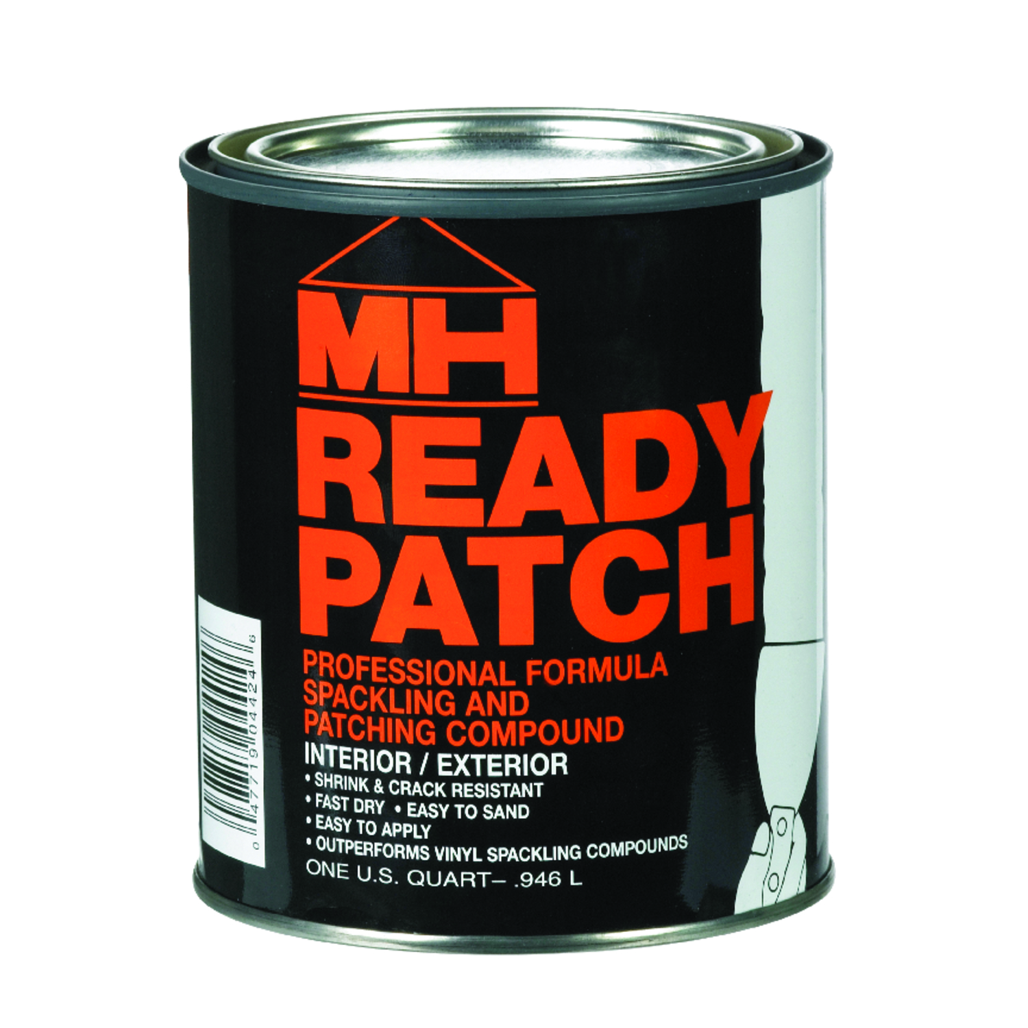 Zinsser Ready Patch Ready to Use White Spackling and Patching Compound 1 qt - Mycitystee