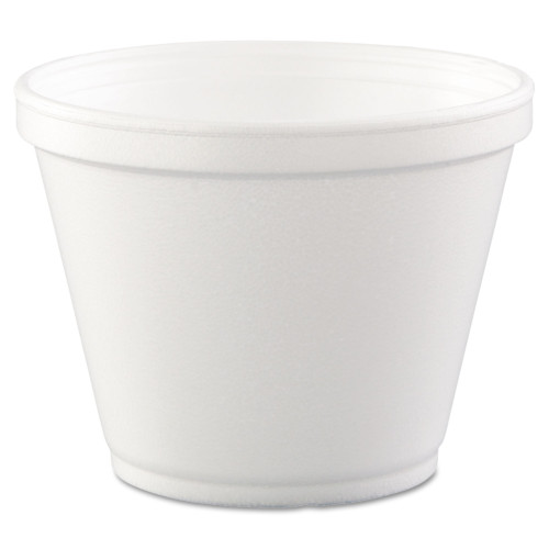 Dart Food Containers， 12 oz， White， Foam， 25/Bag， 20 Bags/Carton (12SJ20) - Mycitystee