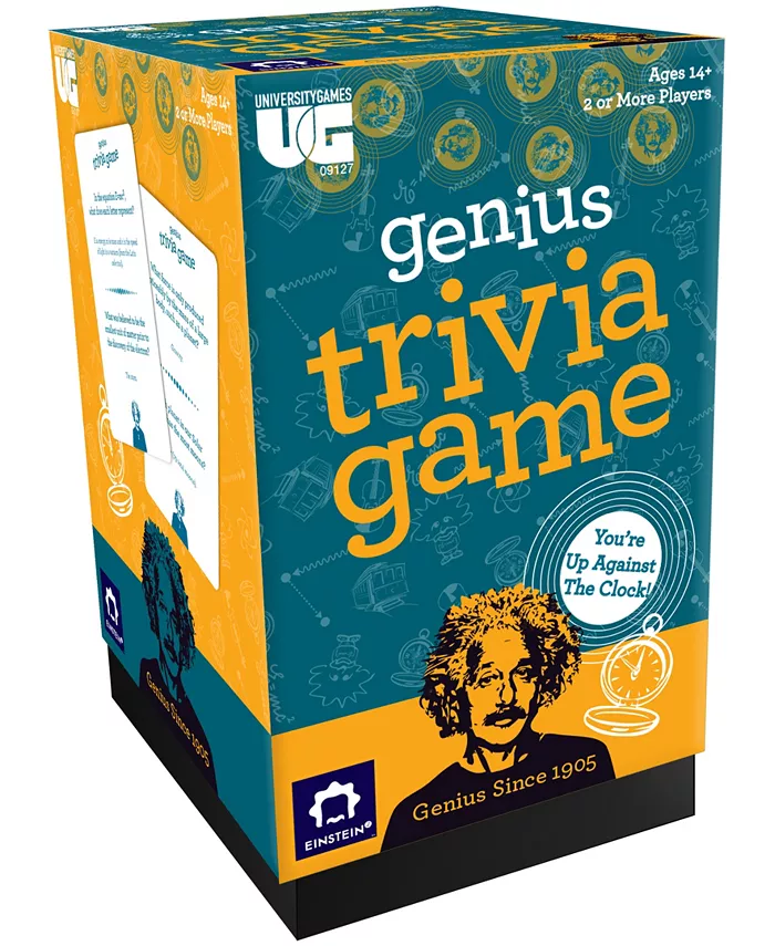 University Games Einstein Genius Trivia Game Set， 215 Piece - Mycitystee