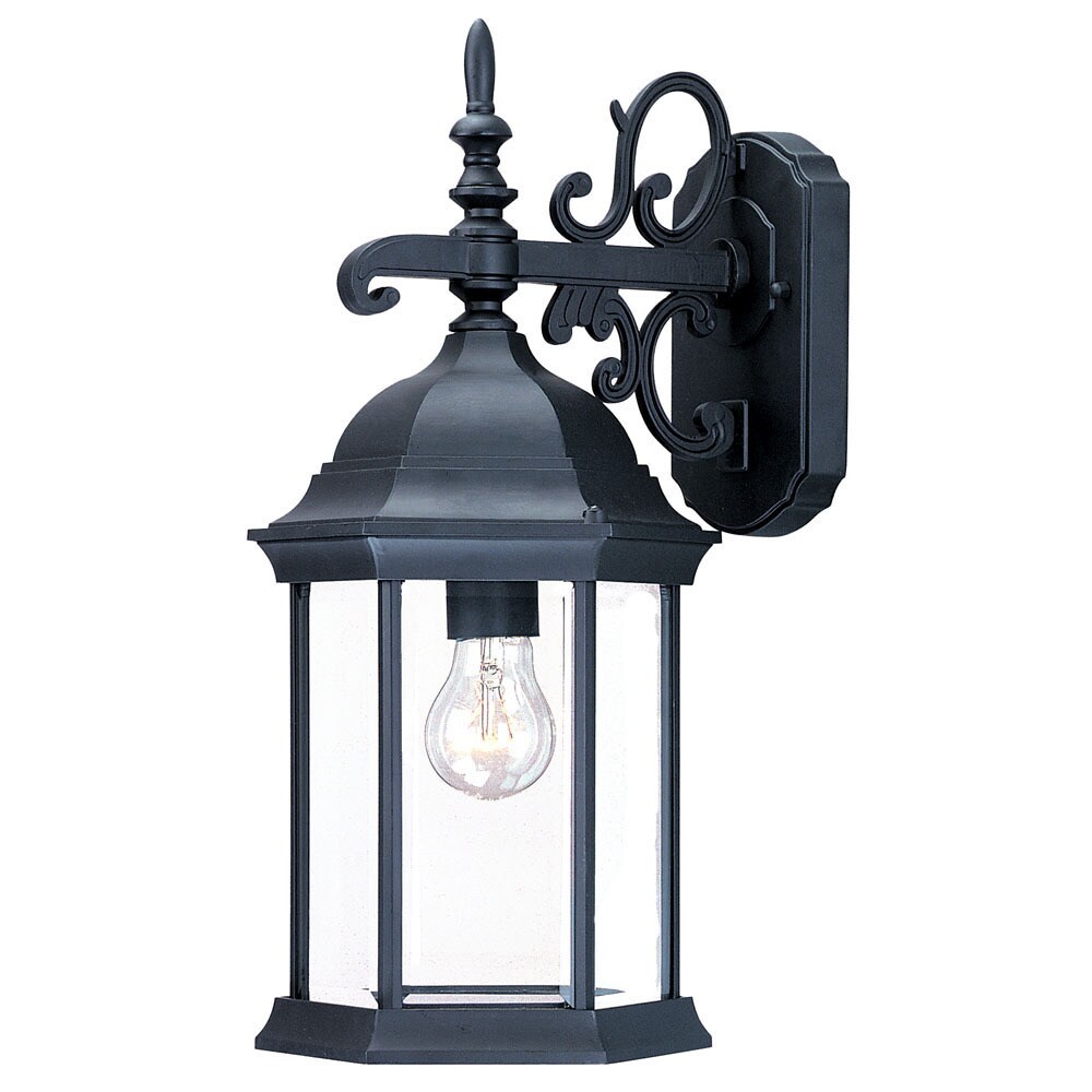 Acclaim Madison Collection 1-Light Outdoor Matte Black Wall Lantern Shopping - The Best Deals on Outdoor Wall Lanterns | 23997959 - Mycitystee