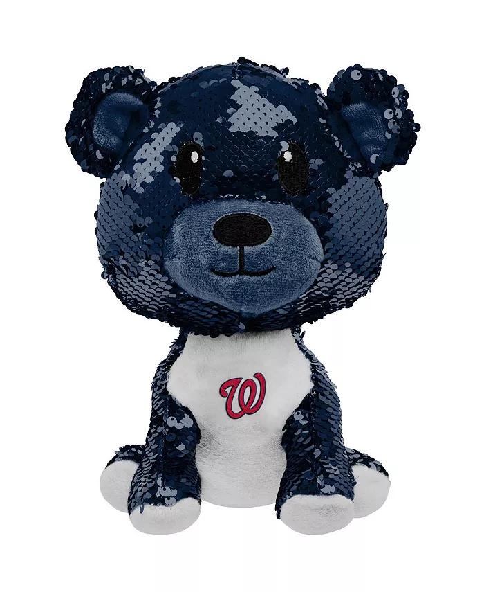 FOCO Washington Nationals Sequin Plush Bear - Mycitystee