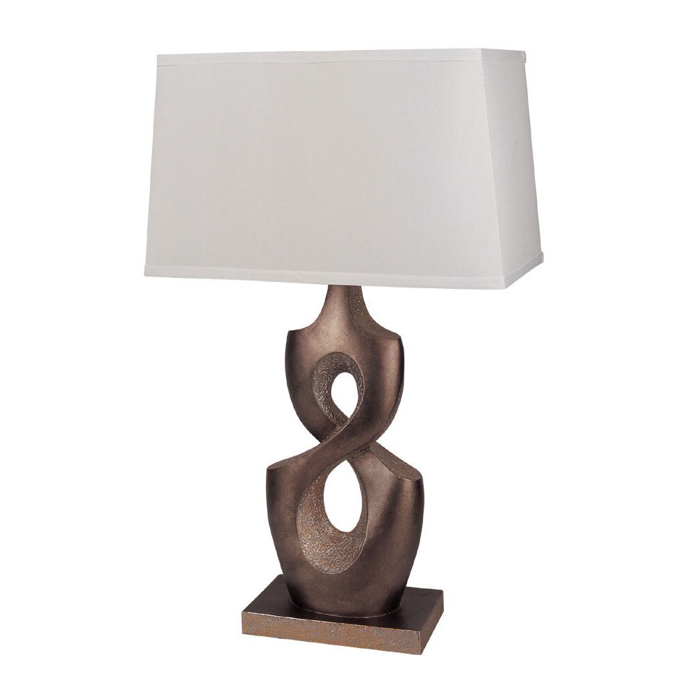 Acme Furniture White Shade and Modern Base Table Lamp (Set of 2) - Mycitystee