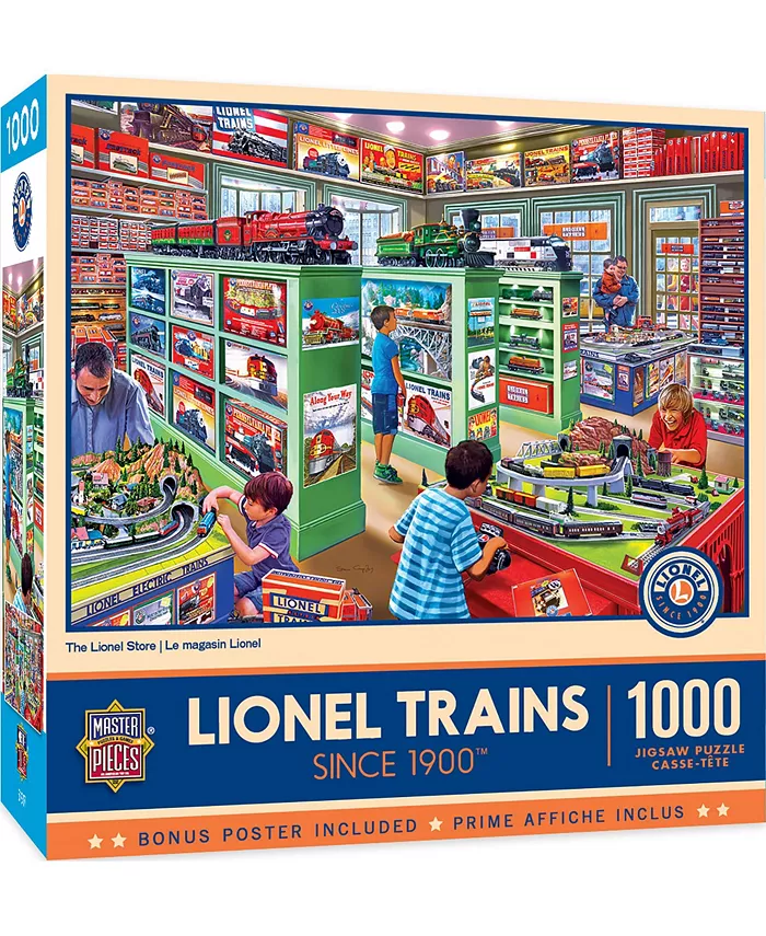 MasterPieces Puzzles Lionel - The Lionel Store 1000 Piece Adult Jigsaw Puzzle - Mycitystee