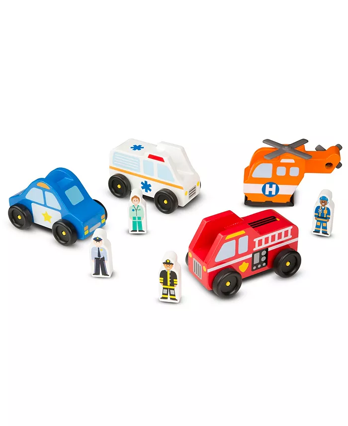 Melissa and Doug Emergency Vehicle Set - Mycitystee
