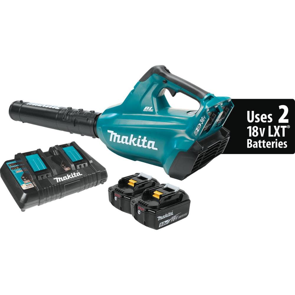 Makita 18V X2 LXT Lithium-Ion (36V) Brushless Cordless Blower Kit (5.0Ah) XBU02PT from Makita - Mycitystee