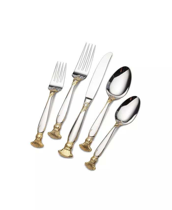 Sasaki Wallace Salacia 20 Piece Flatware Set， Service for 4 - Mycitystee