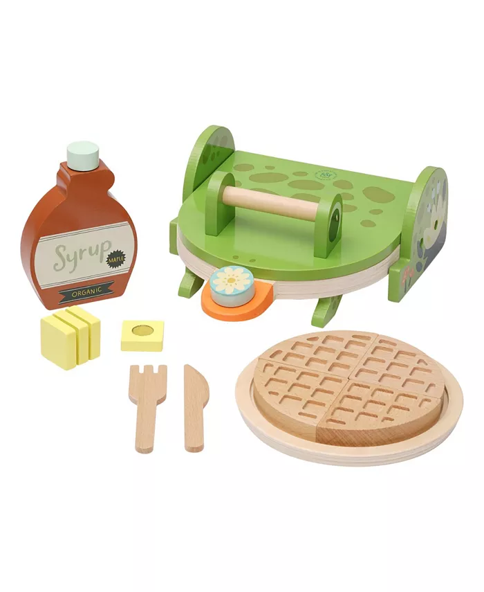 Manhattan Toy Company Ribbit Waffle Maker Pretend Play Set， 13 Piece - Mycitystee