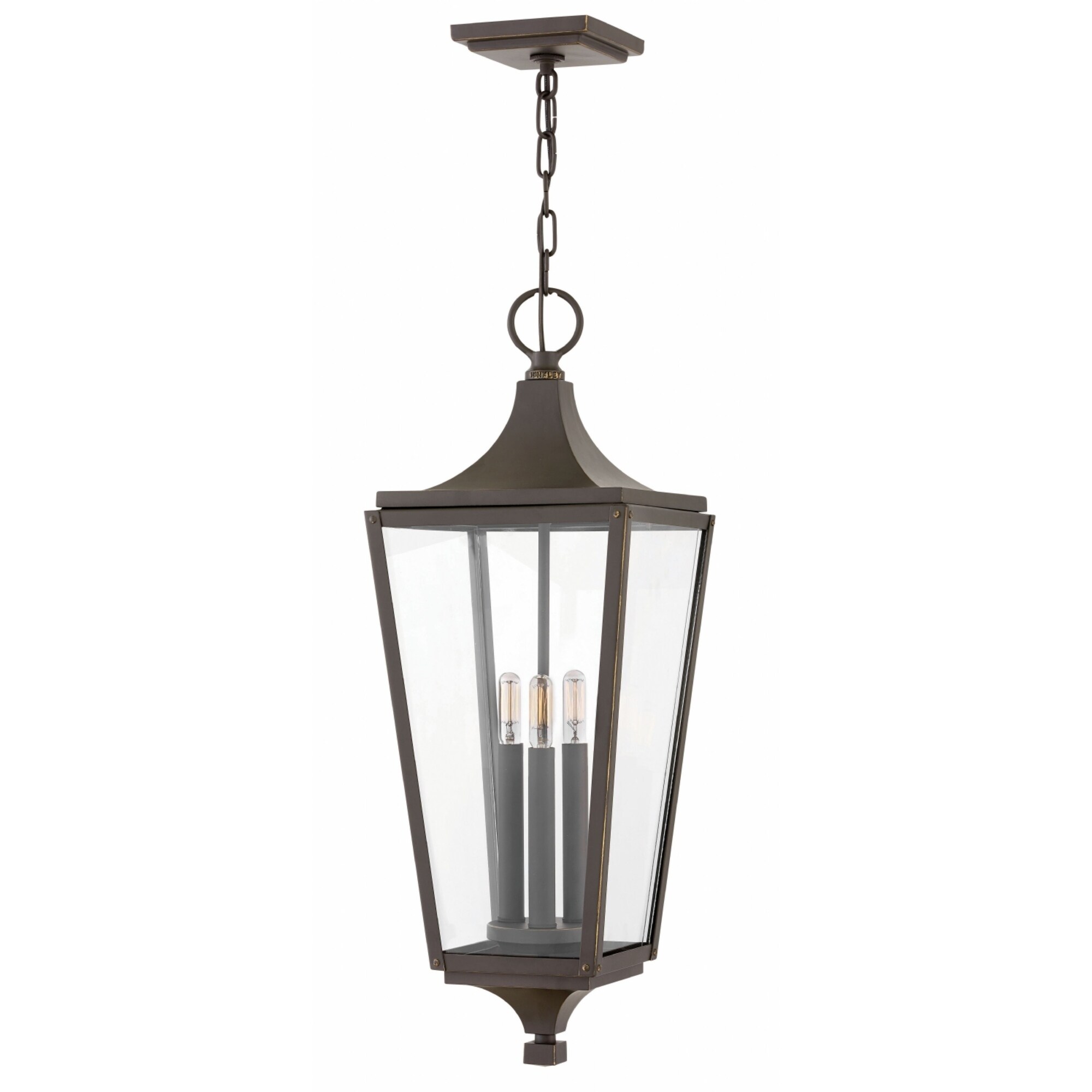 Hinkley Jaymes 3-Light Outdoor Pendant in Oil Rubbed Bronze - Mycitystee