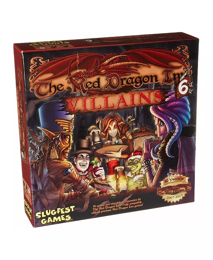 MasterPieces Puzzles Slugfest Games Red Dragon Inn 6- Villains Red Dragon Exp. Stand Alone Boxed Card Game - Mycitystee