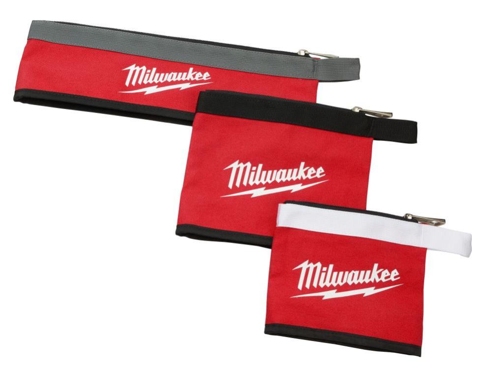 Milwaukee 3 PC Multi-Size Zipper Pouches 48-22-8183 from Milwaukee - Mycitystee