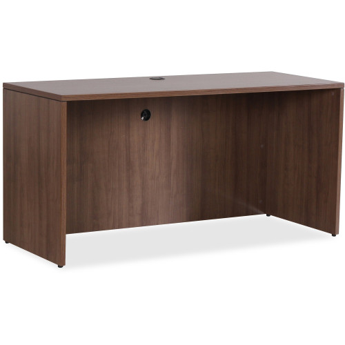 Lorell Essentials Series Walnut Credenza Shell (69971) - Mycitystee