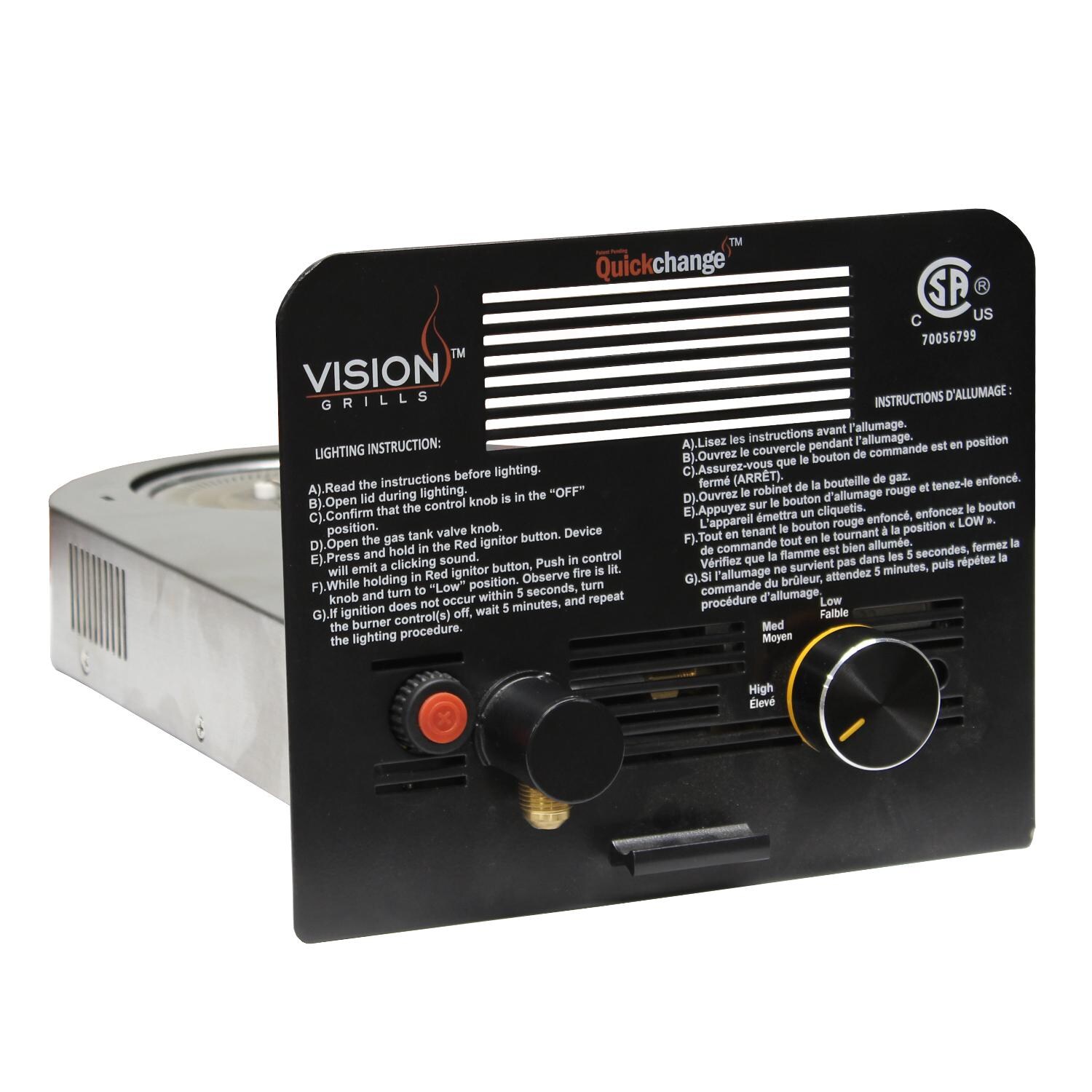 Vision Quickchange Natural Gas Conversion Insert - Mycitystee
