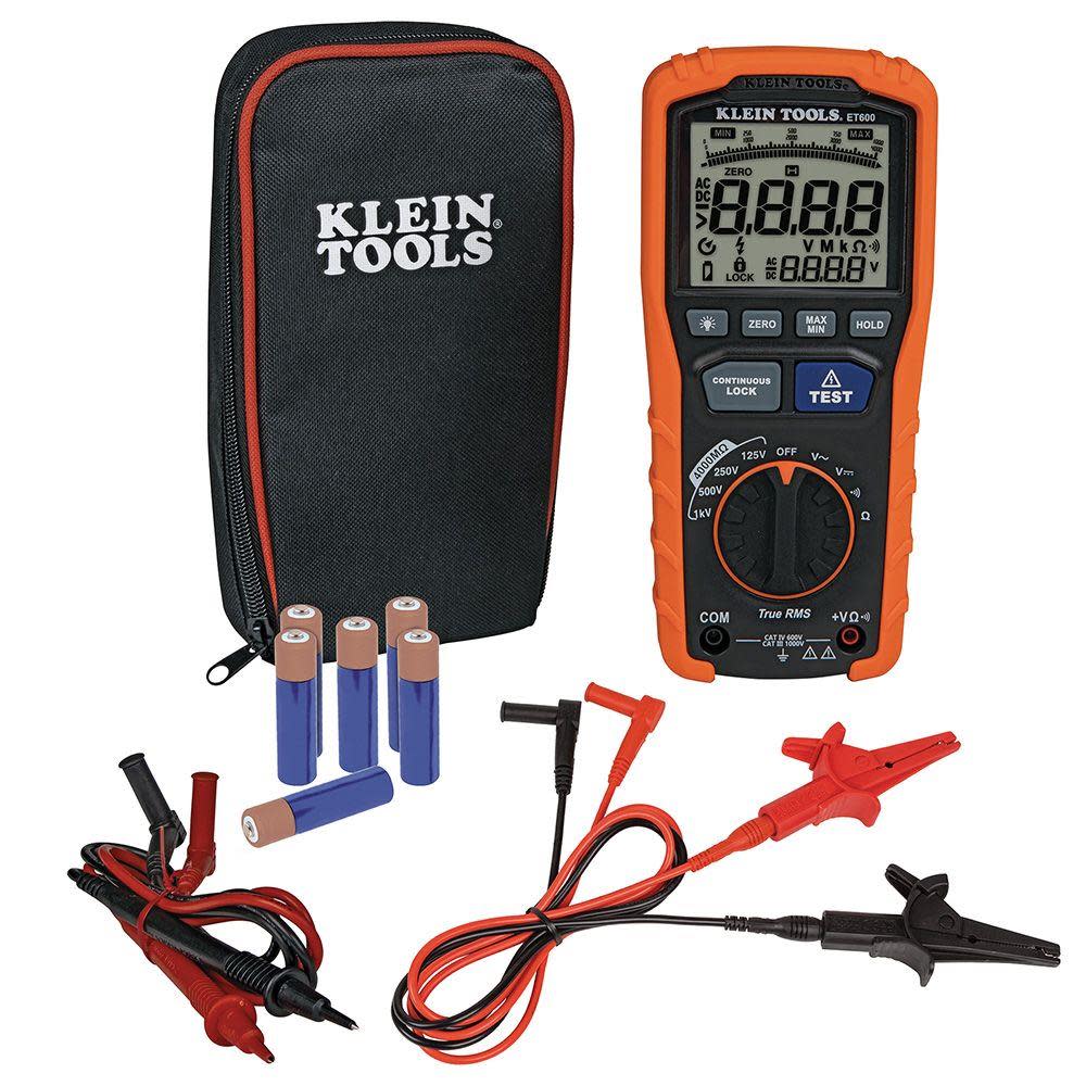 Klein Tools Insulation Resistance Tester ET600 from Klein Tools - Mycitystee