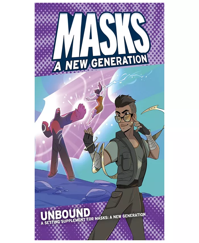 Magpie Games Masks a New Generation Unbound Expansion Rpg Book， Softcover， Superhero Tabletop Roleplaying Game， Full Color， 2-4 Hour Run Time - Mycitystee
