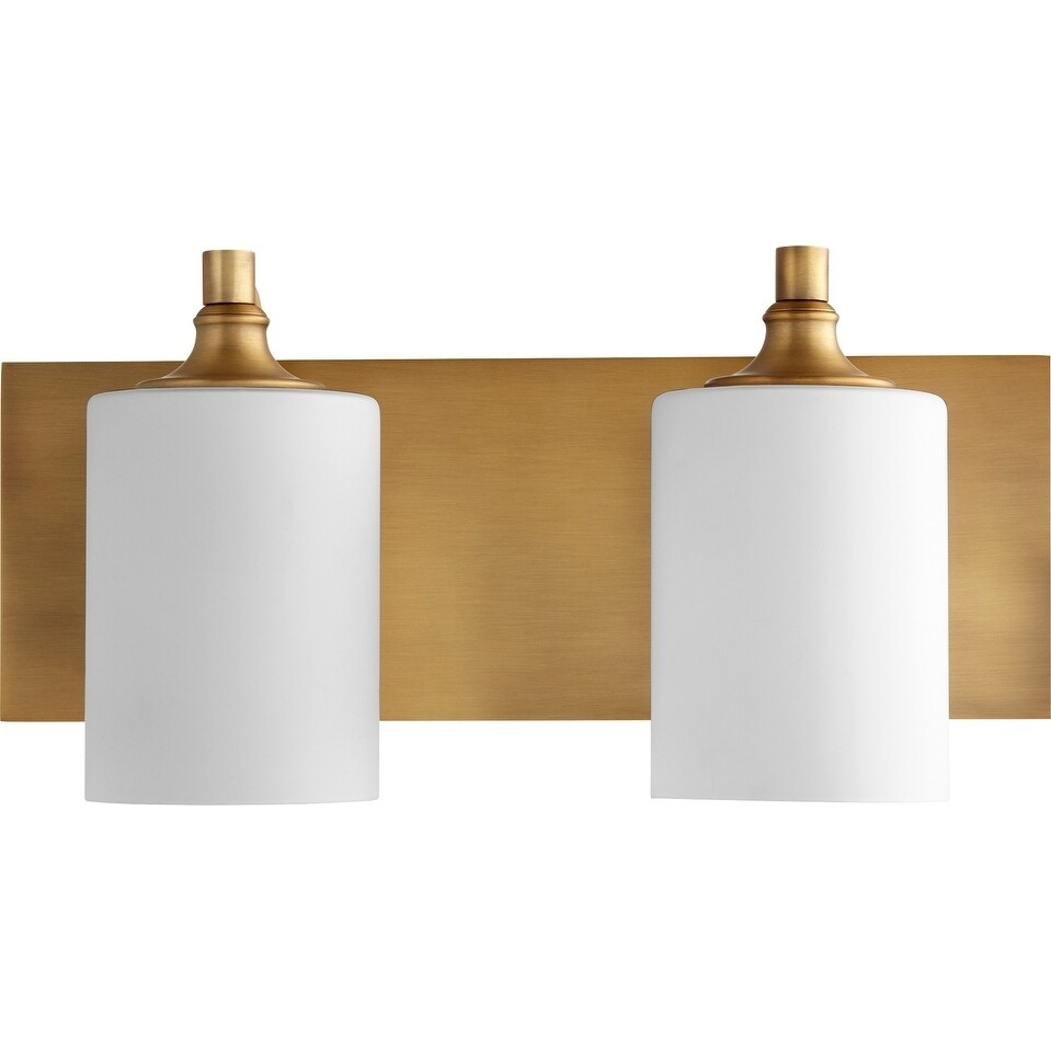 Celeste Aged Brass 2-light Vanity Lighting - Mycitystee
