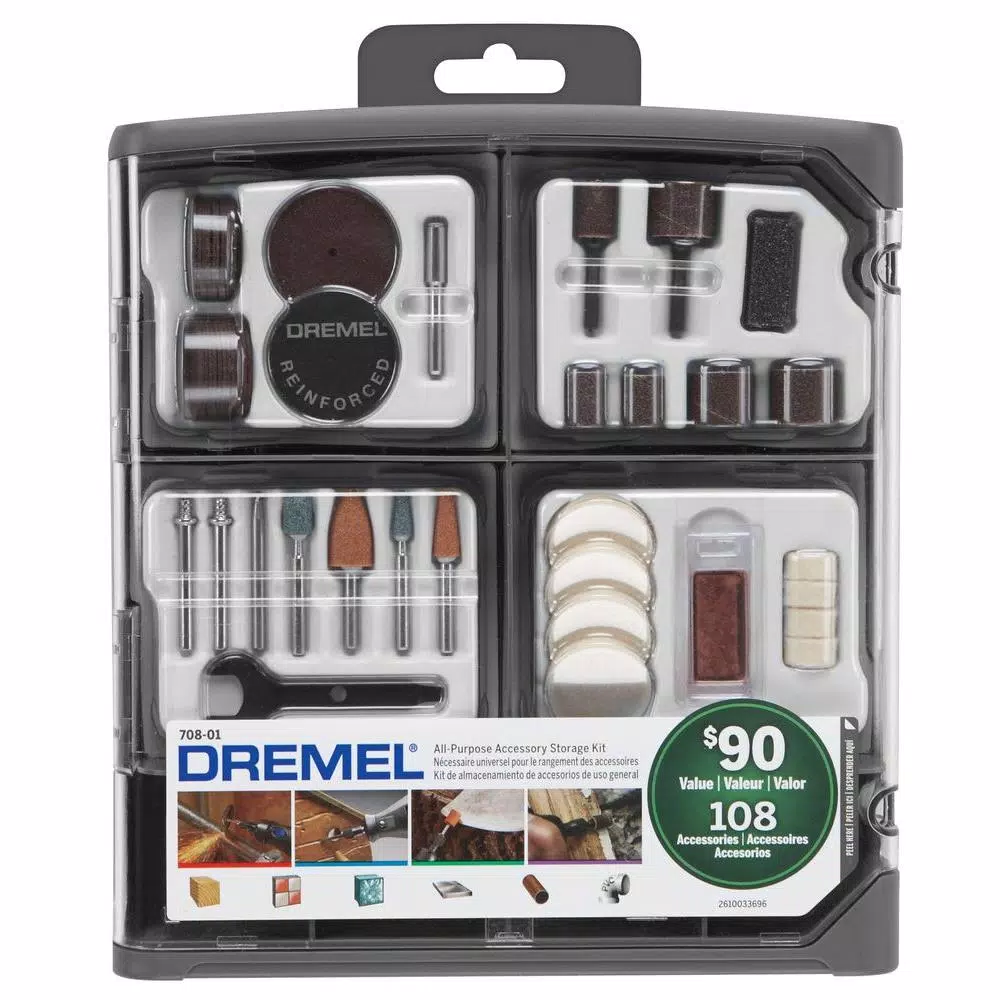 Dremel Rotary Tool All-Purpose Accessory Kit (108-Piece) and#8211; XDC Depot - Mycitystee