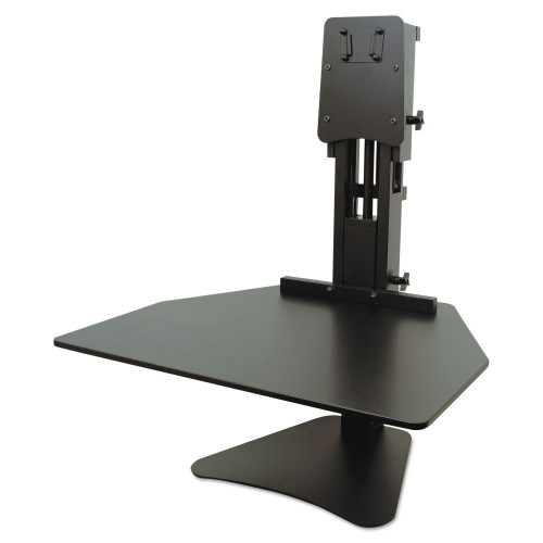 Victor High Rise Standing Desk Workstation， 28w x 23d x 15.5h， Black (DC300) - Mycitystee