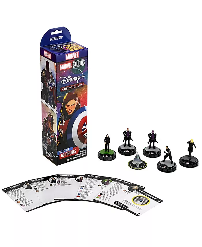 WizKids Games Marvel HeroClix Marvel Studios Disney Plus Booster 5 Figure Original Series Randomly Assorted Set - Mycitystee