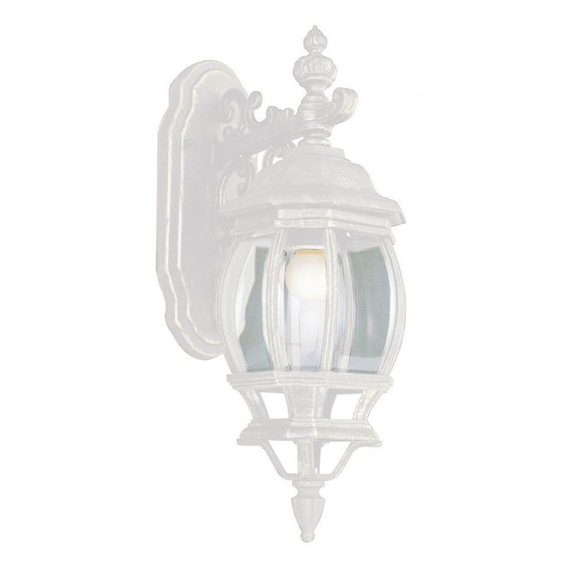 Cambridge Outdoor White Finish Wall Lantern with Beveled Shade Shopping - The Best Deals on Outdoor Wall Lanterns | 17174596 - Mycitystee