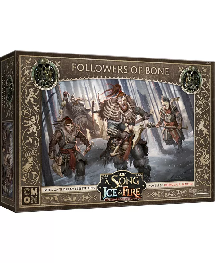 Asmodee Editions A Song Of Ice Fire Tabletop Miniatures Game- Free Folk Followers Of Bone Expansion - Mycitystee