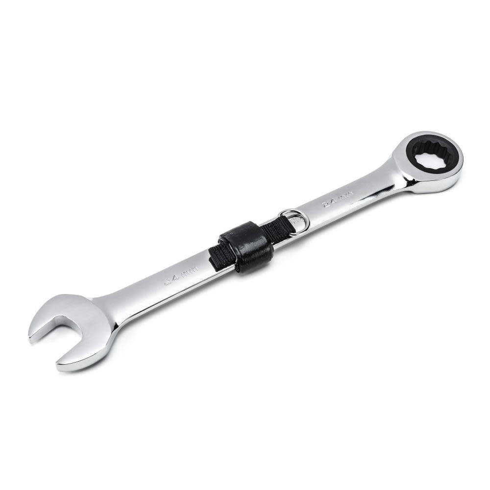 GEARWRENCH 24mm 12 Point Tether Ready Ratcheting Combination Wrench 9124TH from GEARWRENCH - Mycitystee
