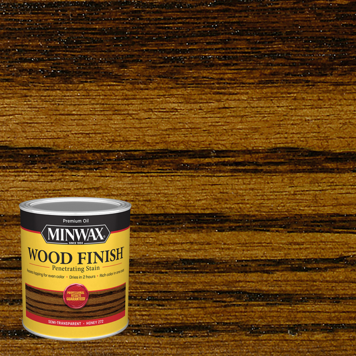 Minwax Wood Finish Semi-Transparent Honey Oil-Based Penetrating Wood Stain 1 qt - Mycitystee