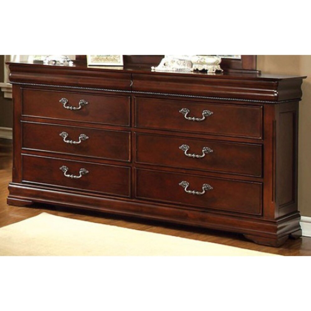 Luxurious English Style Wooden Dresser， Cherry Brown - - 21733351 - Mycitystee