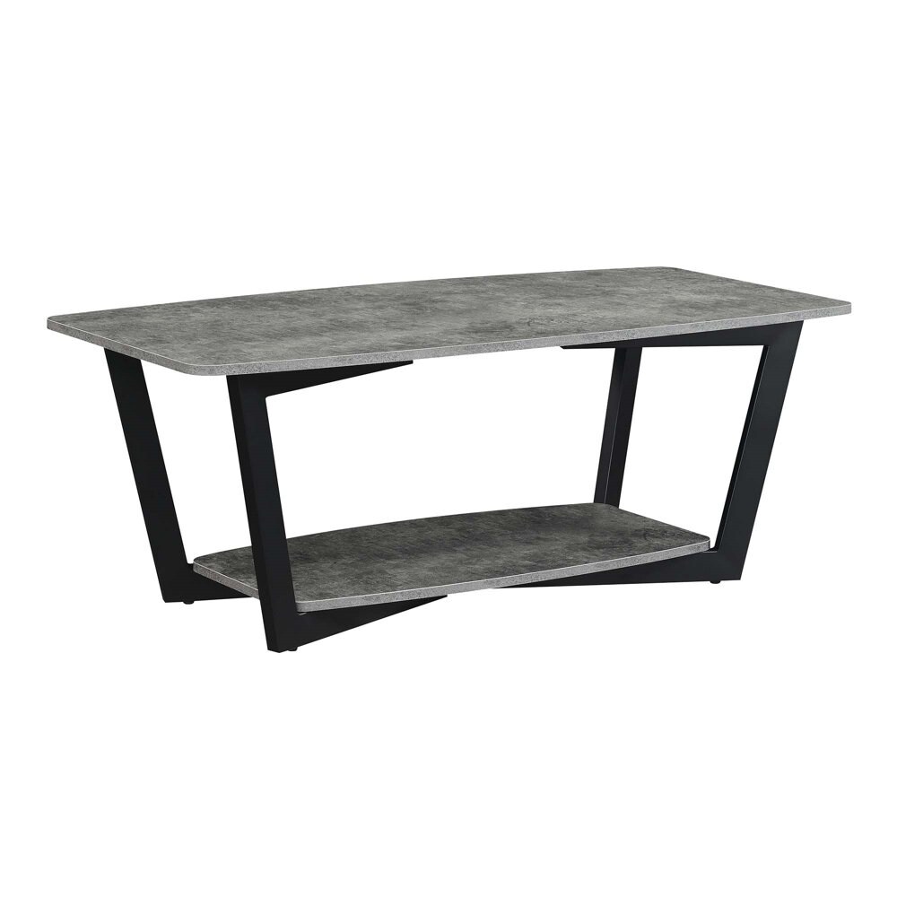 Graystone Coffee Table with Shelf - Mycitystee