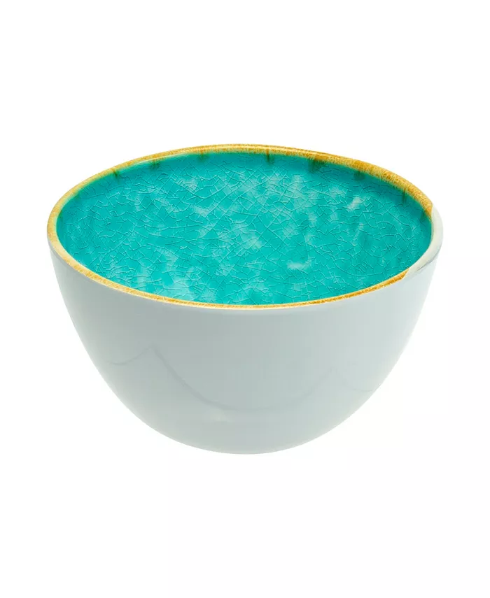 Cosy Trendy Laguna Azzurro Unbreakable Salad Bowl， Set of 6 - Mycitystee