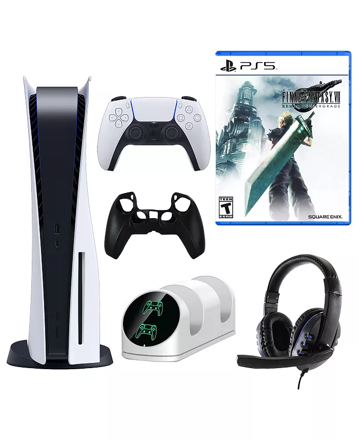 Playstation 5 Console with Final Fantasy VII Game and Accessories - Mycitystee