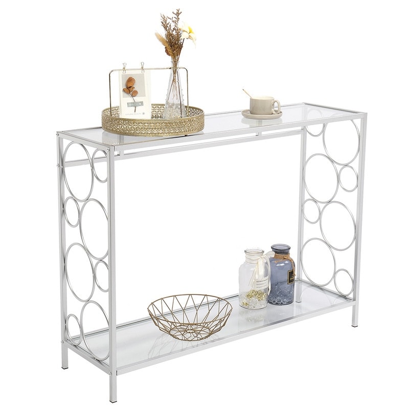 Console Table， Circle/Rectangle Shape - Mycitystee