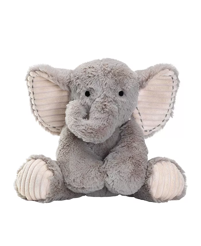 Lambs Ivy Jungle Safari Gray Plush Elephant Stuffed Animal Toy Plushie - Jett - Mycitystee